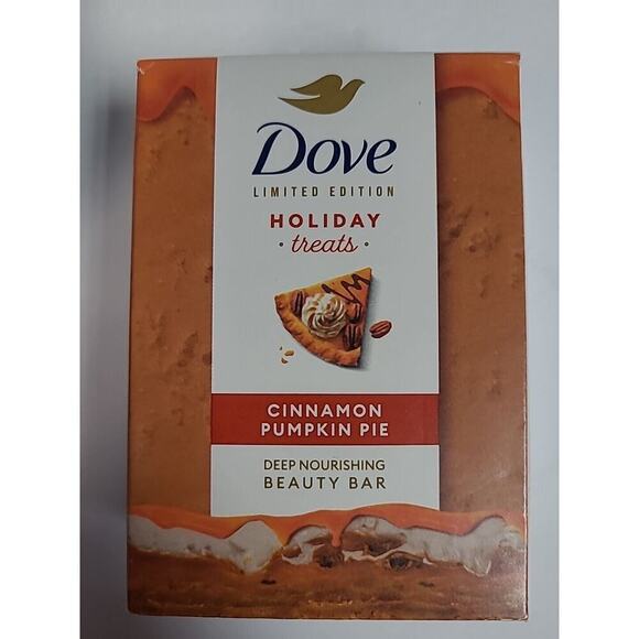 Dove Soap Holiday Treats Beauty Bar Soaps Cinnamon Pumpkin Pie Lot Of 2 New - Picture 4 of 4